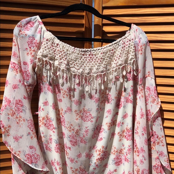 DRESS/TUNIC BO BEL SIZE M FLORAL PRINT - Picture 2 of 3